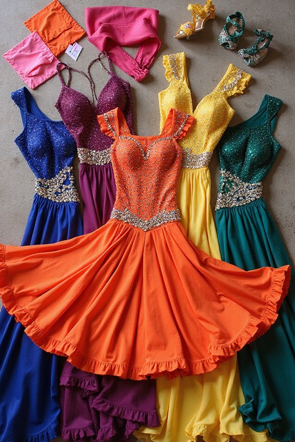 choosing latin competition dress