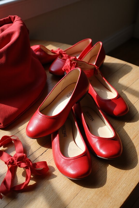 choosing the perfect red shoes