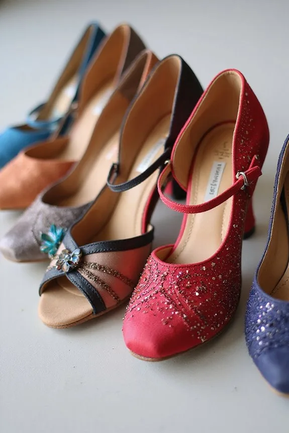stylish and comfortable dance footwear
