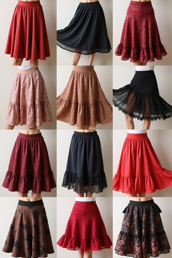 tango skirts for dancing